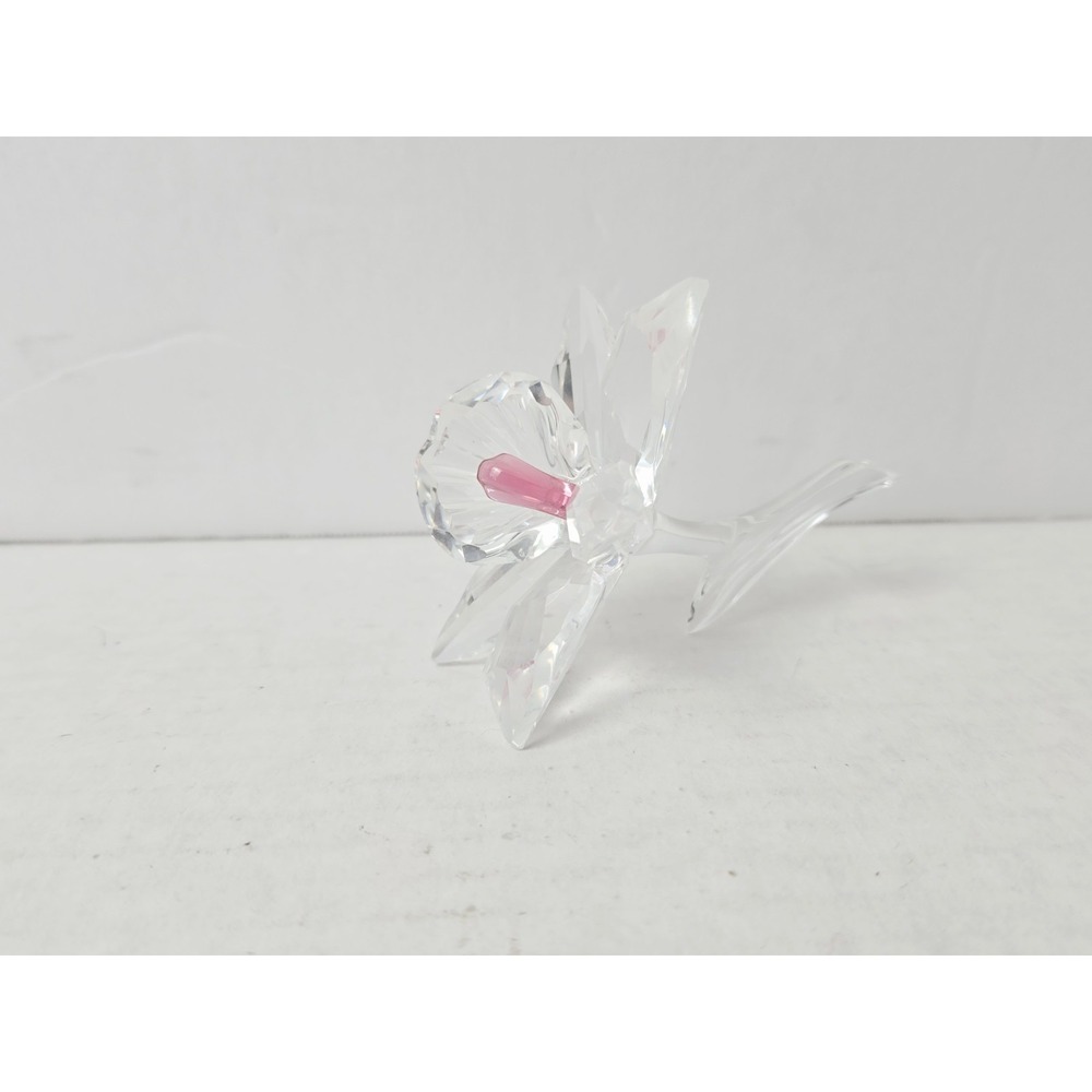 Swarovski Crystal flower pink‎ orchid